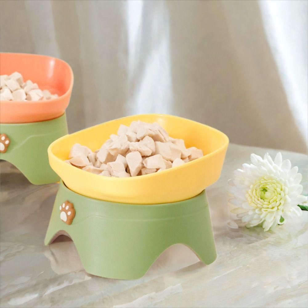 Raised Design Puppy Food Bowl Multifunctional Drinking Feeding Bowl Creative Pet Bowl Dogs Cats