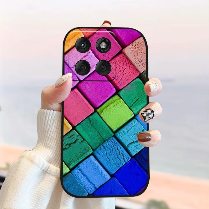 Чехол для Motorola Edge 60 Fusion 5G XT2503-4 Силиконовый Мягкий ТПУ Чехол для телефона Для Moto Edge60 Fusion Милые Чехлы-протекторы с пандой
