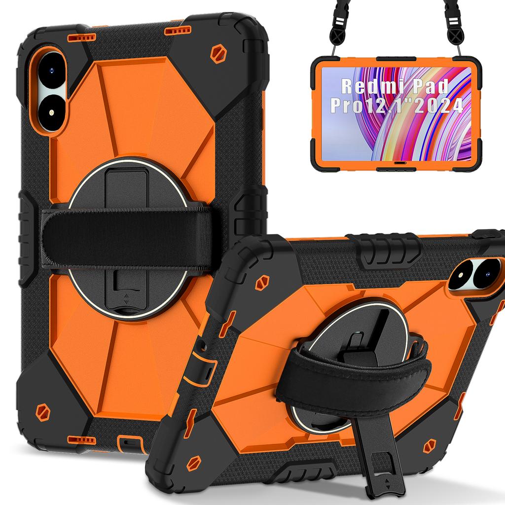 Защитный чехол для планшета, модель A2, подходит для Redmi Pad Pro / Poco Pad 12 дюймов () с подставкой для сумки-портфеля, 10 цветов в наличии