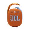 JBL CLIP4 Bluetooth Speaker, USB C Charging, IP67 Dustproof and Waterproof, Passive Radiator, Portable, 2021 Model, Orange, JBLCLIP4ORG