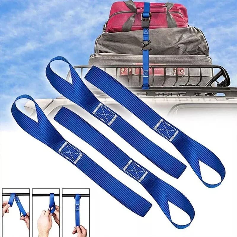 Soft Loop Tie Down Straps For Securing Cargo ATV UTV Motorcycles Scooters Dirt Bikes Lawn Garden Equipment 6pcs 15.9inch/40.5cm
