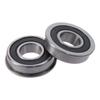 4pcs 1/2"x1-1/8"x5/16" Flange Rip Bearings FR8-2RS Double Sealed Bearings Skateboard
