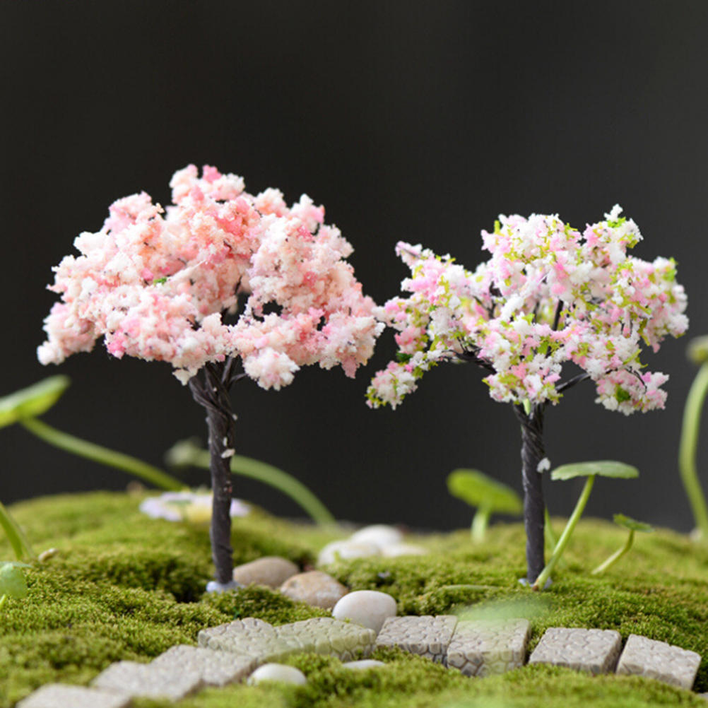 Trees For Miniature Fairy Garden Ornament Dollhouse Plant Pot Figurine Diy Craft