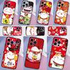 Чехол для телефона Maneki Neko Счастливый Денежный Кот Для iPhone 17 Pro Max 17Pro 17 Air Силиконовая Крышка Capa