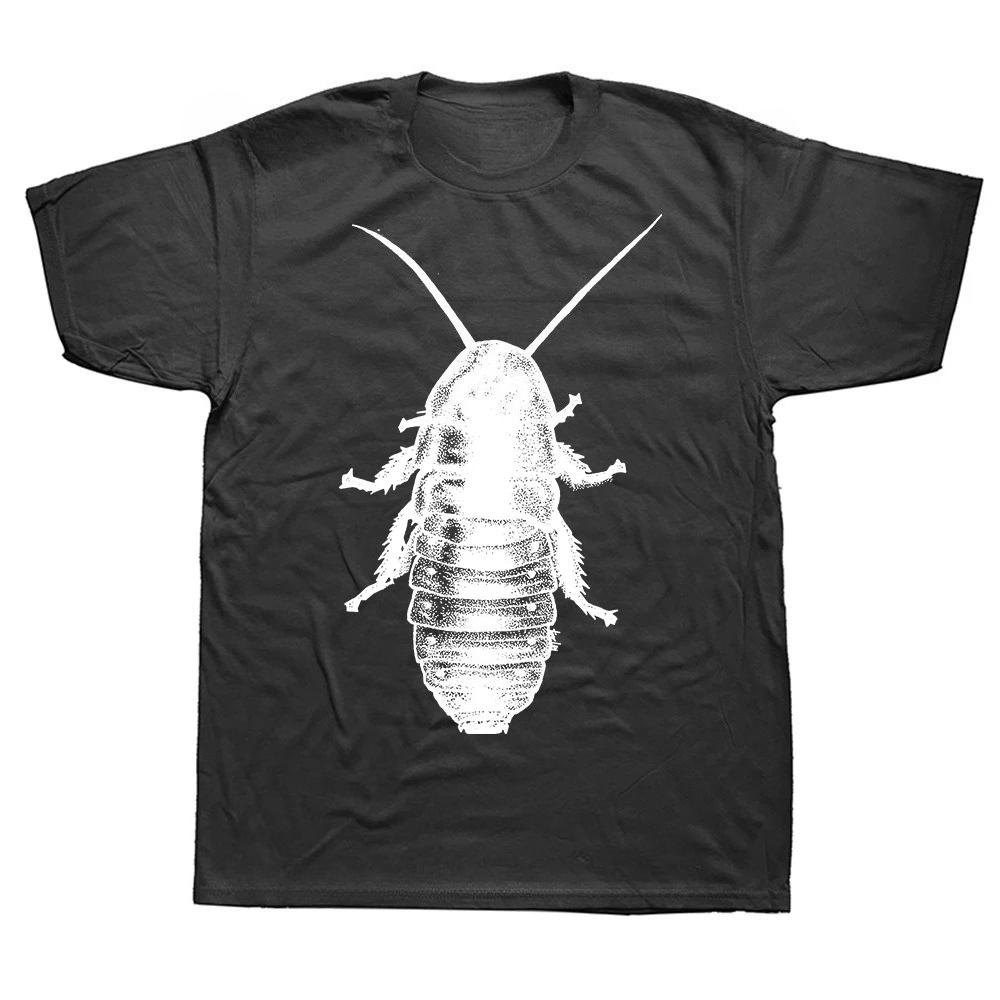 Womens Shortsleeved Tshirt Street Style Summery and Humorous Printed with A Cockroach Pattern Perfect As A Birthday Gift