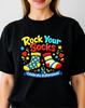 Футболка «Rock Your Socks» Празднуй различия Поддержка синдрома Дауна Верхний топ Подарочная футболка