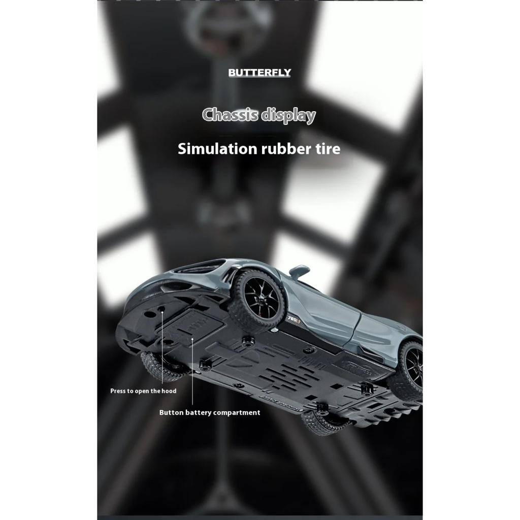 1/32 Mclaren 765LT Серия Суперкаров Металлический Литой Модель Автомобиля Книжный Шкаф Библиотеки Декорации Подарки для Друга Коллекция Хобби