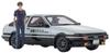 Kyosho Original New Theatrical Version Initial D Toyota Sprinter Trueno AE86 Takumi Fujiwara Figure Included Completed Product 1/18