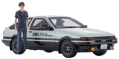 Kyosho Оригинальная Новая Театральная Версия Initial D Toyota Sprinter Trueno AE86 Такуми Фудзивара Фигурка В Комплекте Готовое Изделие 1/18