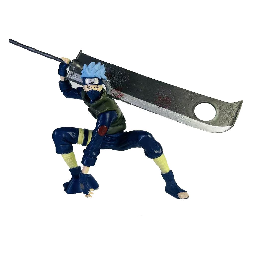 Популярные фигурки Наруто Хатаке Какаши Анимационные фигурки NARUTO Фигурка действия Миниатюрная фигурка Дизайн анимации Игрушки для детей Стильный Праздник