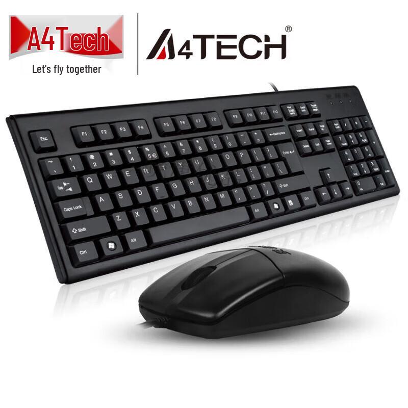 A4Tech KK-5520U Wired Keyboard Mouse Combo