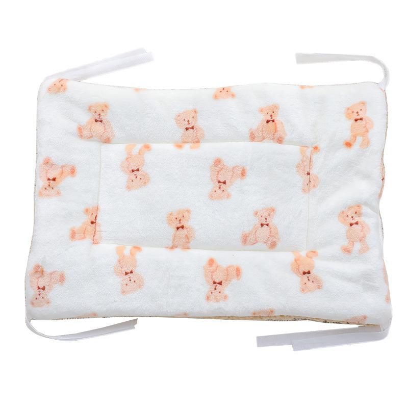 Зимняя плюс бархатная и утолщенная клетка для кошек, специальная подкладка, коврик для кошек, теплая фланель, комплектуемое одеяло для домашних животных, коврик из кораллового бархата