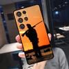 Hunter Man Fishing Dog Cover For Samsung Galaxy S25 Ultra S24 S22 S21 S23 Plus S20 FE S9 S10 S24 FE Phone Case