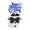 Father'S Day Cake Decoration Birthday Plug Pipe Sunglasses Shape Cake Plug Customization