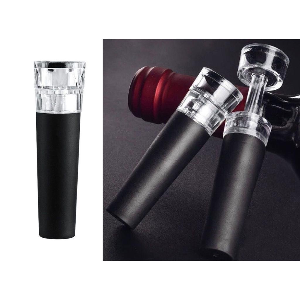 Vacuum Wine Stopper Silicone Bottle Stoppers with Built-in Vacuum Leakproof Wine Bottle Sealer Silicone Caps Durable