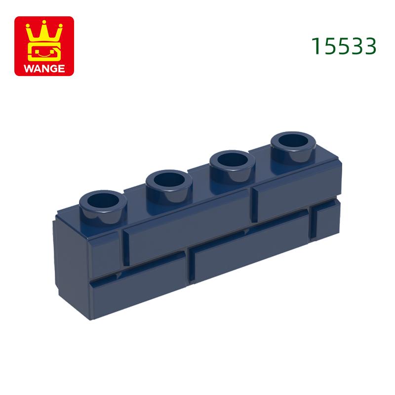 Нетоксичный 70 шт./лот 15533 Толстые 1x4 Стеновые Строительные Блоки Moc Diy Строительные Аксессуары Совместимый с Кирпичами Детские Игрушки Подарочная Коробка