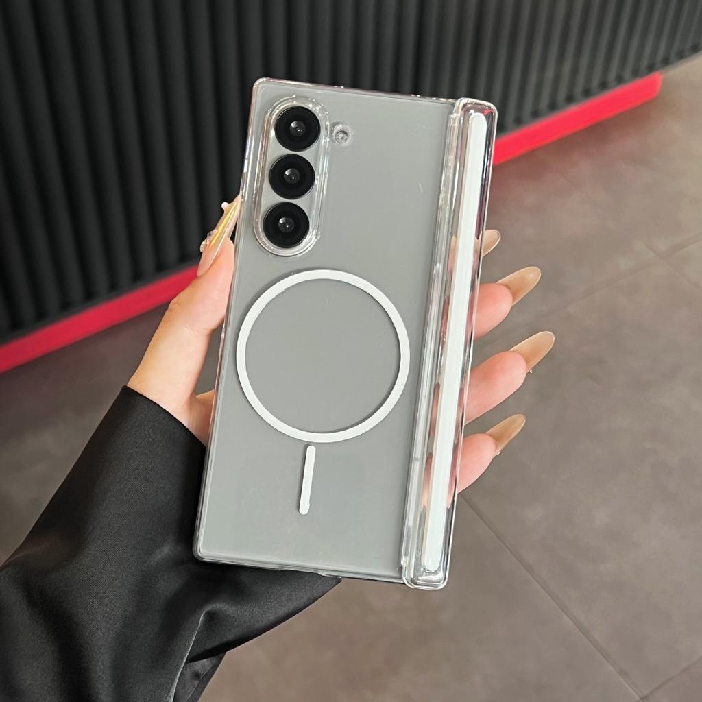 Применимо к складному мобильному телефону Samsung Galaxy ZFold7 чехол матовая текстура кожи ZFlip7 центральная ось магнитное всасывание W25 защита