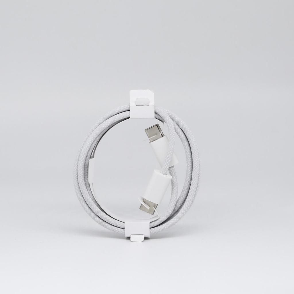 60 Вт двойной кабель Type-C с оплеткой PD для быстрой зарядки iPhone 15-16 серии и Android