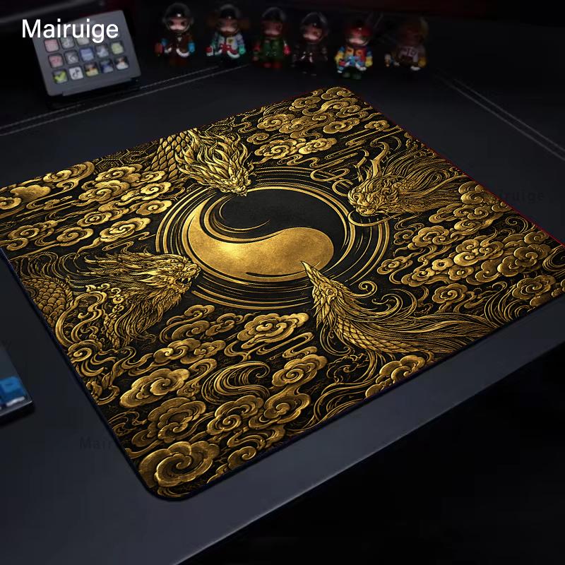 Yin-yang Balance E-Sports Mousepad Gaming Decoration Pc Desk Accessories Mouse Mat Carpet Office Decor Setup Gamer Deskpad