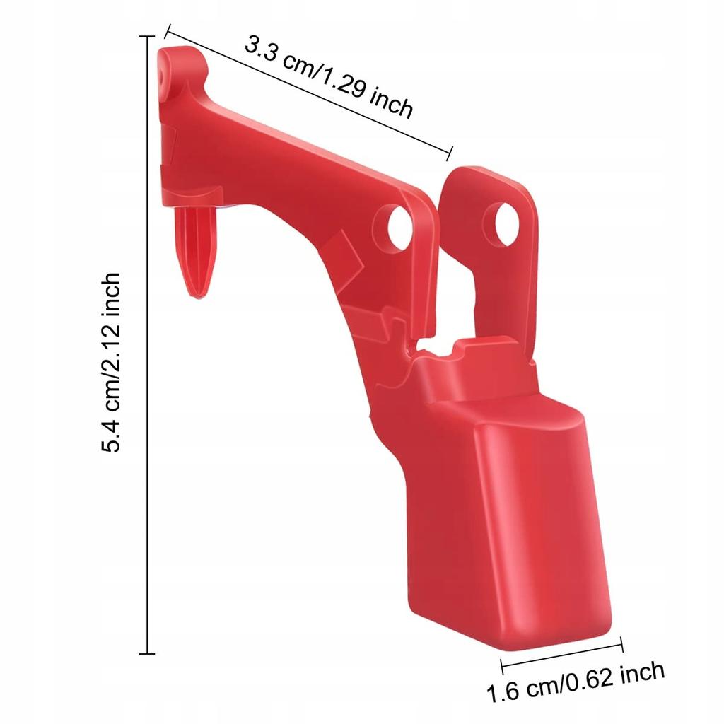 PowerFix Trigger V-Red – Wzmocniony Przycisk Spustu do Odkurzacza Dyson | Kompatybilny z V10, V11, SV12, SV14 | Wysoka Jakość Wykonania