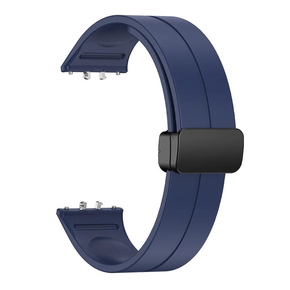 Новый силиконовый ремешок для Samsung Galaxy Fit3 с магнитной пряжкой, спортивный браслет