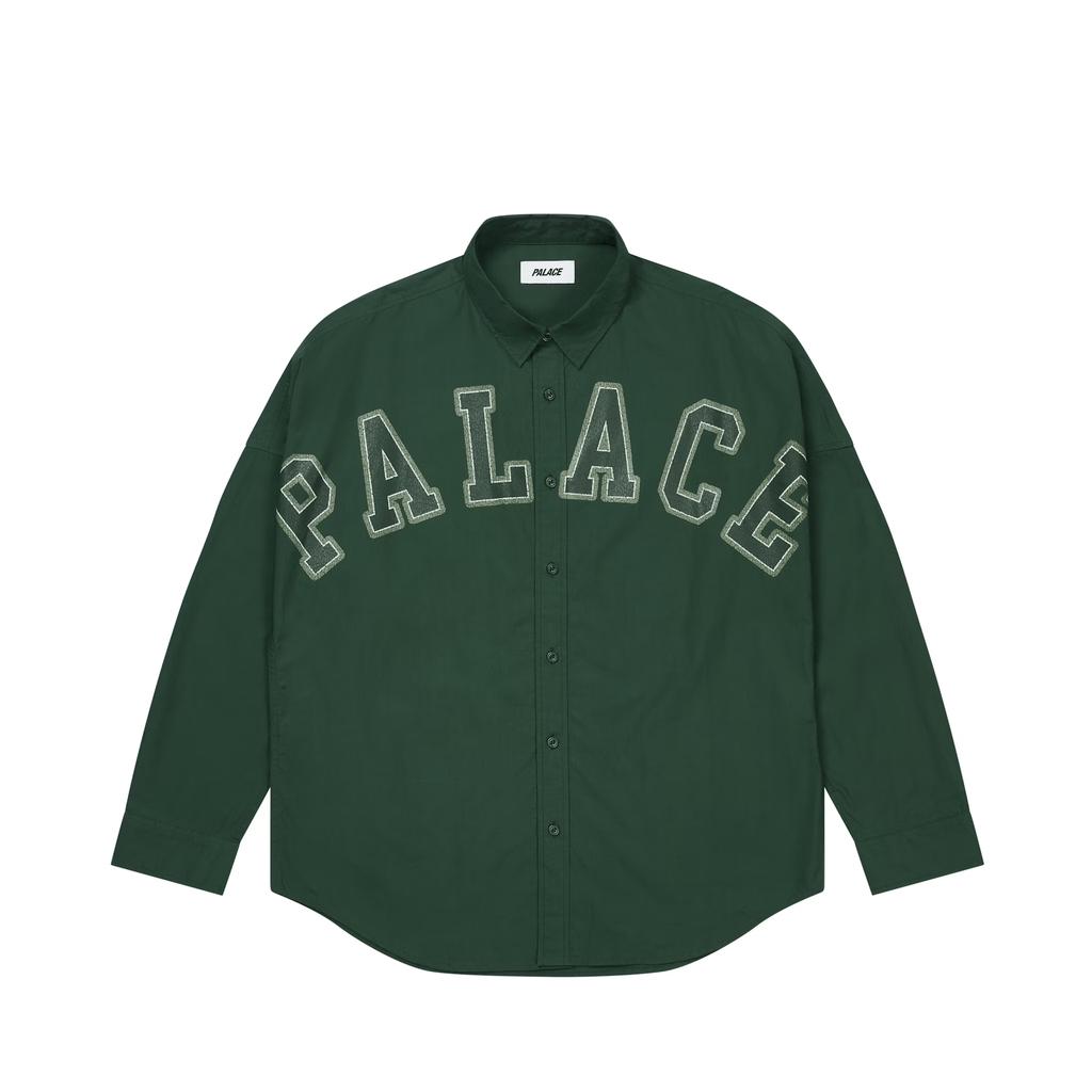 Palace Archy Shirt Green Unisex Tops P29SHT015