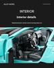 1/32 Суперкар Porsche GT3 RS Литой металлический сплав Модель Украшения для рабочего стола компьютера Звук и свет Игрушка Детский подарок на день рождения