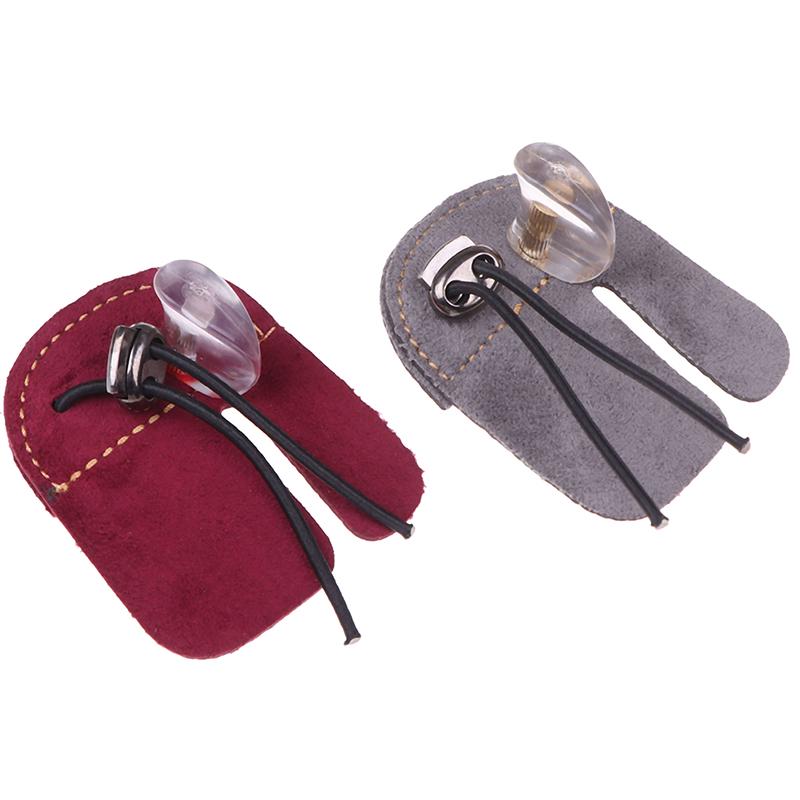 Кожаная защита для пальцев для стрельбы из лука, защитная накладка для перчаток, защита для стрельбы из лука