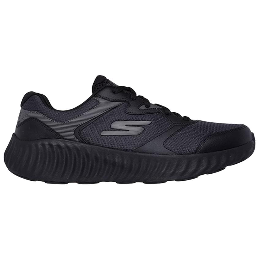 Skechers Мужские Удобные Модные Универсальные Низкие Беговые Кроссовки Мужские кроссовки Черные 220383-BKCC