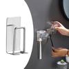 StainlessSteel Toothbrush Holder Wall Mounted Adhesive Toothbrush Cup Holder Space Saving Home Organizer Toothbrush Holder Wall