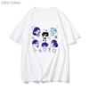 Футболки с милыми мультяшными аниме-футболками Omori, удобная модная футболка с мангой, 100% хлопок, футболка с коротким рукавом Harajuku для мужчин и женщин