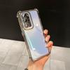 Samsung S25ultra Гальванизированный Чехол для Мобильного Телефона Note20 Четырехугольная Подушка Безопасности Защита от Падений A73 Прозрачный A56 Защитный Чехол
