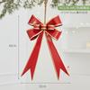 Christmas White Iron Wire Bow Decor Hotel Mall Window Display Party Decoration