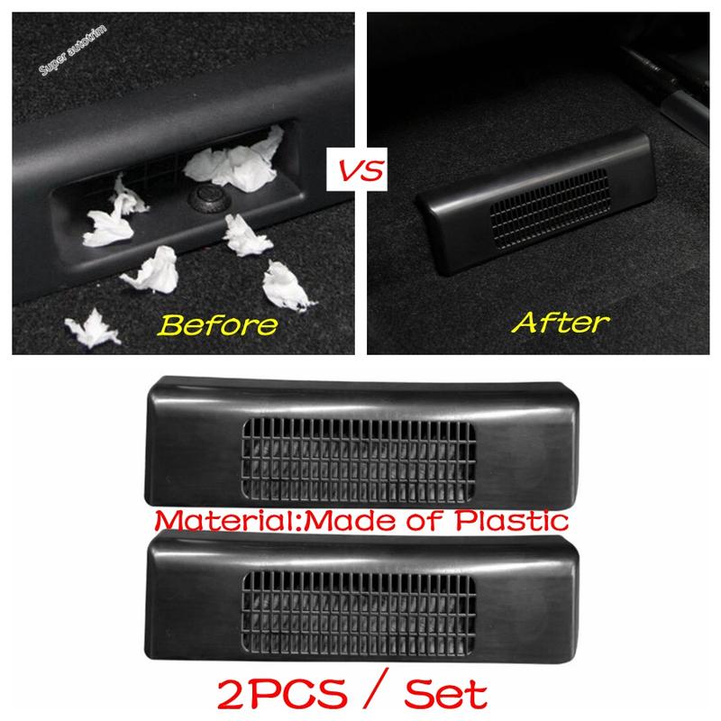 2PCS Seat Under Floor Air AC Conditioning Outlet Vent Dust Cover Protection Interior Accessories For Toyota Sienna - 2025