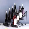 Coffee Syrup Rack Storage 4 Layers Countertop Metal Drink Beer Wine Syrup Bottle Organizer Holder Display Stand Coffee Bar Kitchen Accessories