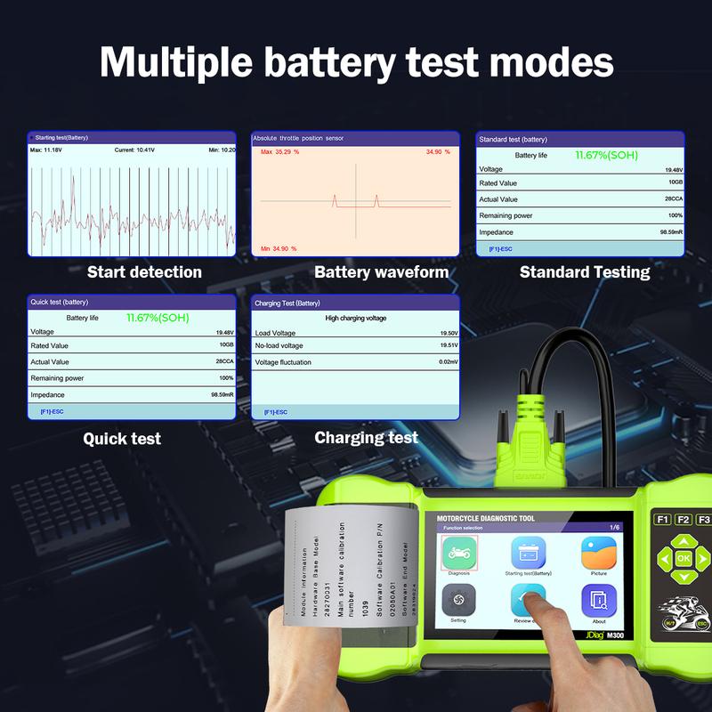 2026 JDiag M300 OBD2 Сканер Диагностический Инструмент для Мотоциклов Мото Сканер Чтение Кодов Ошибок ABS Двигателя Для BMW Yamaha Harley Honda Duca