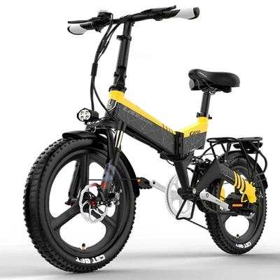 LANKELEISI G650 500 Вт 48 В 12,8 Ач литий-ионный аккумулятор EU Stock 20 дюймовый толстый электровелосипед горный велосипед для взрослых
