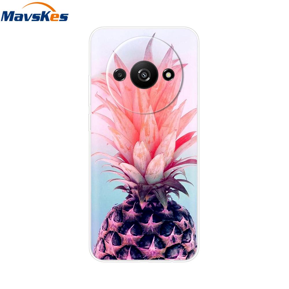 Чехол для Xiaomi Redmi A3 RedmiA3 Funda 6.71'' Прозрачная Мягкая Силиконовая Задняя Крышка Для Xiaomi Redmi A3 Ударопрочный Coque Бампер