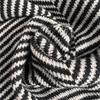 Autumn and winter casual contrasting diagonal stripe single breasted V-neck long sleeved sweater cardigan jacket for women 3602 KTB