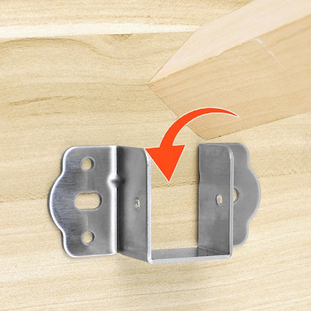 8pcs Bed Frame Stabilizer Brackets Bed Hinges Bed Frame Holders Simple Installs for Secure & Stable Sleep Environment