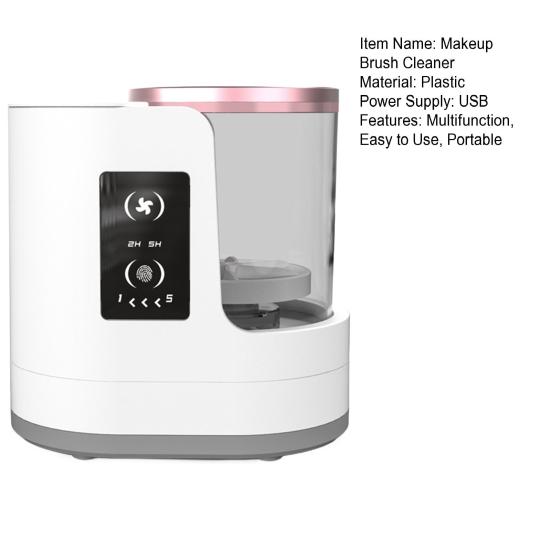 Электрический очиститель для кистей для макияжа, съемный USB, автоматическая машина для чистки косметических кистей, многофункциональный держатель для сушки кистей для макияжа, контейнер для мытья инструментов