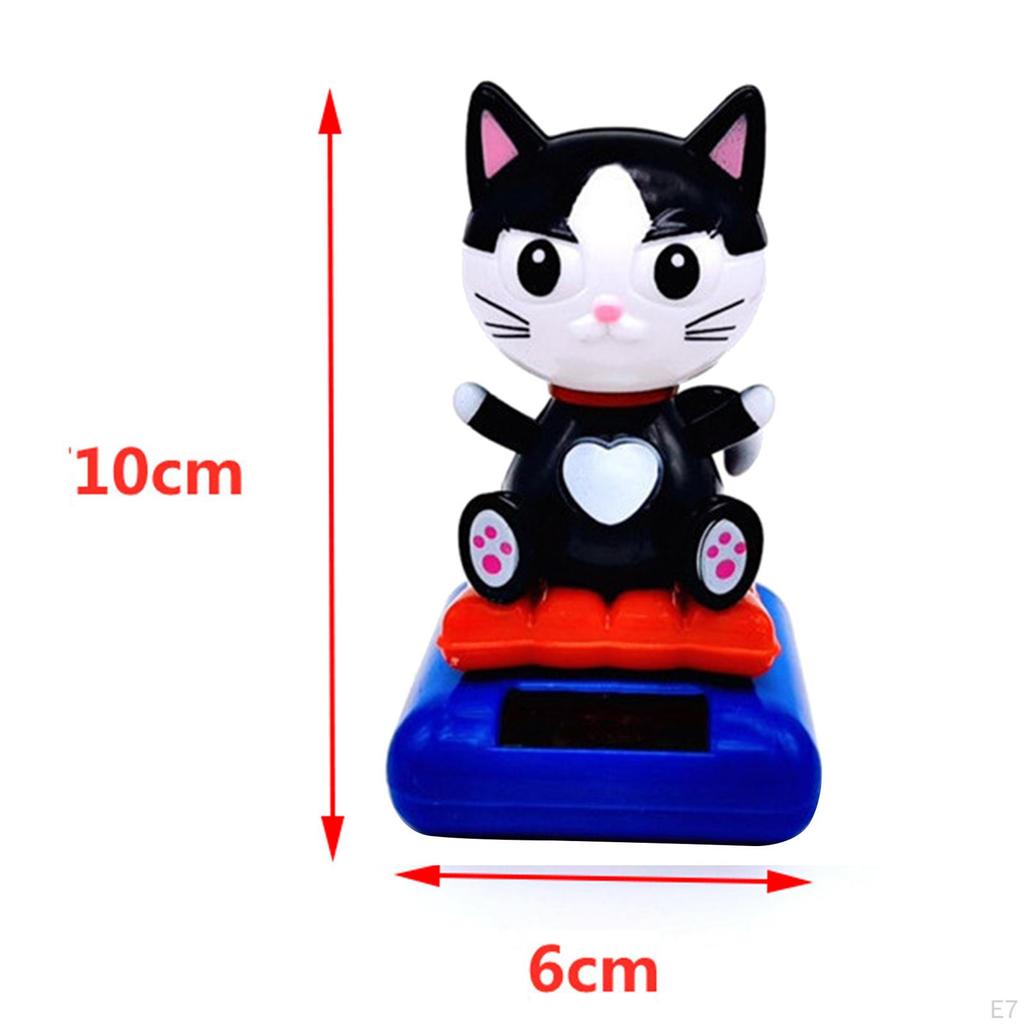 Игрушка-пупс, автоматическая, дружелюбная, без необходимых аксессуаров, танцующая фигурка на солнечной энергии для приборной панели