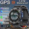 Новые военные смарт-часы с GPS для мужчин, офлайн-карты, 4 ГБ памяти, водонепроницаемость 5 АТМ, компас, видеоплеер, 860 мАч, для плавания, спортивные смарт-часы