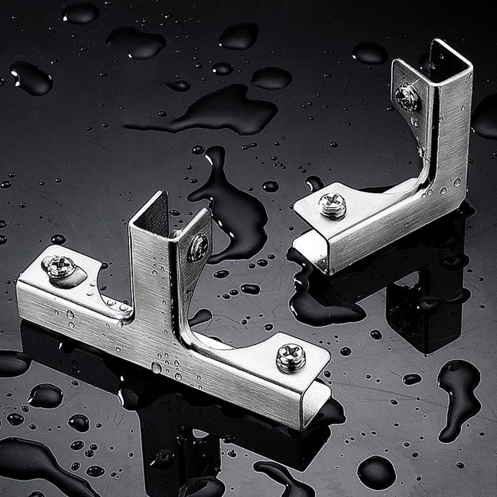 Т-образный крепеж из нержавеющей стали для арматуры, угловой код, защитный уголок, зажим для стекла