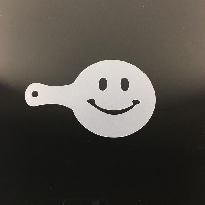 16 шт., форма для рисования кофе, креативная модель печати, кофейная пена, распылитель, трафареты для торта, сахарная пудра, сито