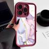 Чехол для телефона с мраморным узором для iPhone 15 16 17 Pro Чехол для iPhone 11 12 13 14 Pro Max Air 16E 7 8 Plus SE2 Матовый противоударный чехол