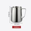 Stainless Steel Milk / Coffee Frothing Jug Frother Latte Container Metal Pitcher