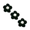 10pcs Hand-knitted Flower Applique Sew On Patches Floral Applique Decor For Clothes Shoes Hats Craft Diy Hair Clip Wedding Decor