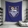 Preston North End Fc Wall Tapestry Aesthetic Wall Hanging Printed Fabric Blanket Decorative Tapestries for Bedroom Living Room Home Decor