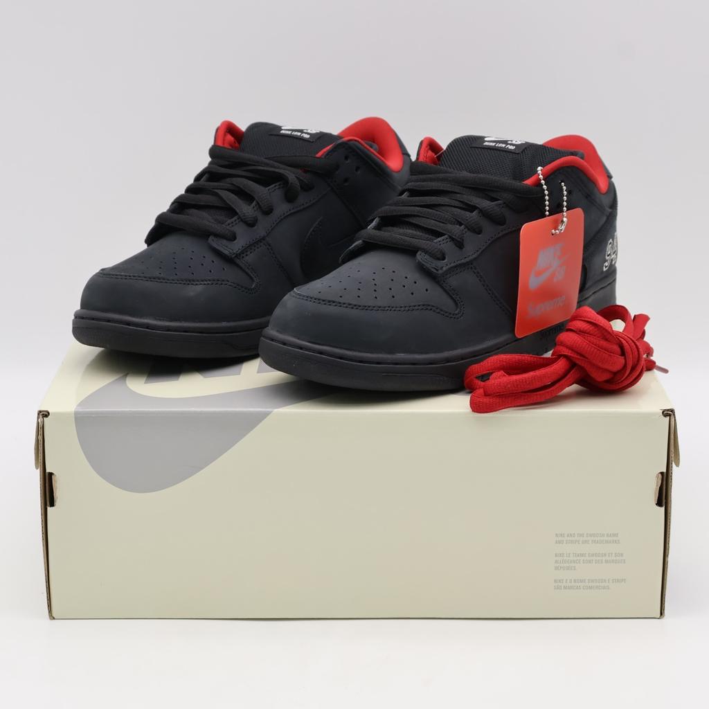HQ8487-001 Supreme Nike SB Dunk Low Черный (25ОС Неделя 2) (Мужской)